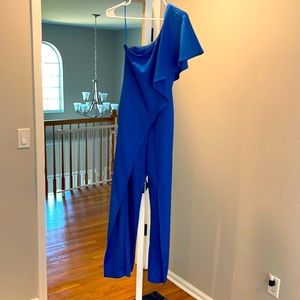 Blue Dressy Jumpsuit